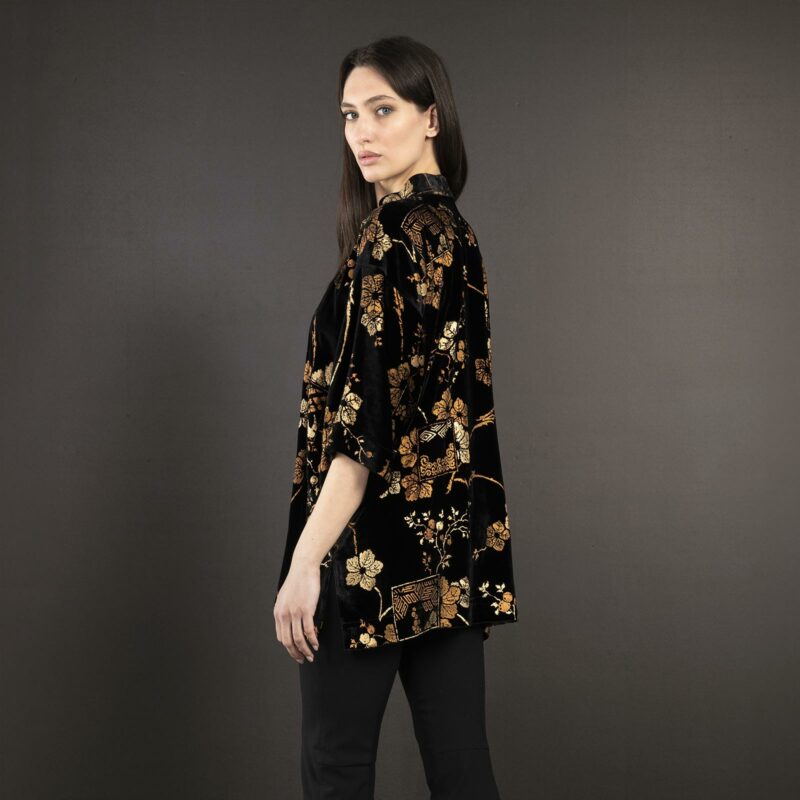 Fortuny Isabel | Printed velvet Kimono Coat