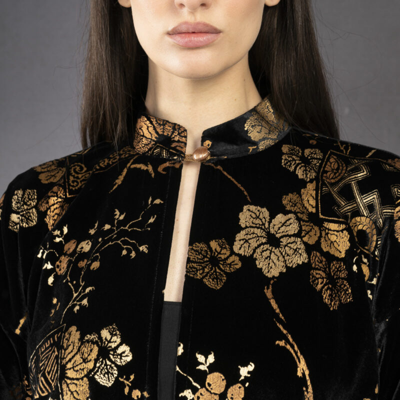 Fortuny Isabel | Printed velvet Kimono Coat