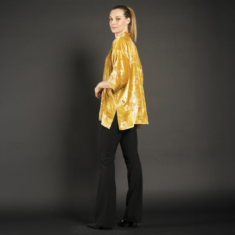 Fortuny Isabel | Printed velvet Kimono Coat