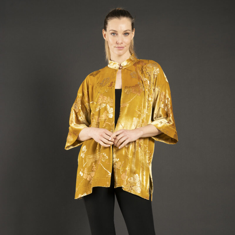 Fortuny Isabel | Printed velvet Kimono Coat